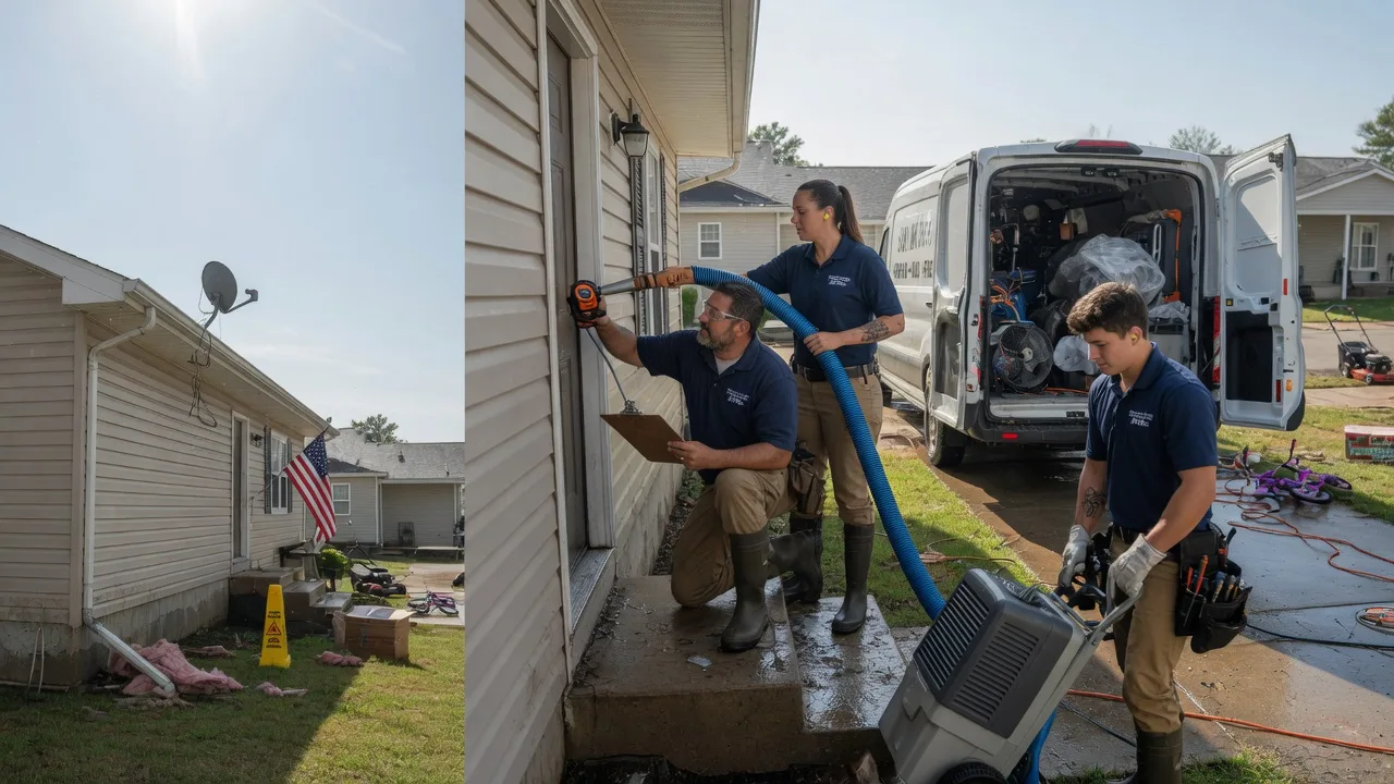 Ceiling Water Damage Restoration in Quinton, AL near me